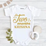 Two Month Glitter Theme Baby Wear