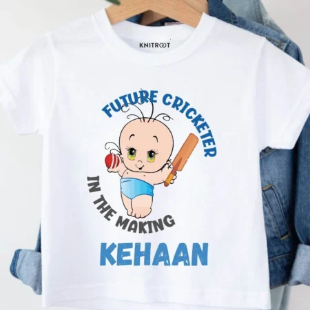 Future Cricketer In the Making Baby Wear