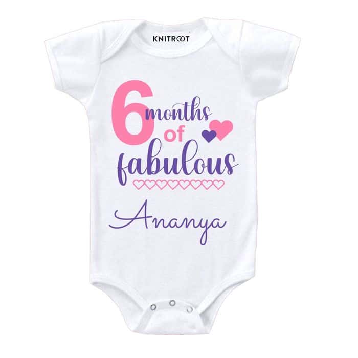 6 Months of Fabulous Onesie