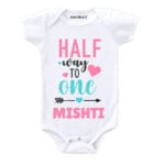 Half Way To One Baby Clothes