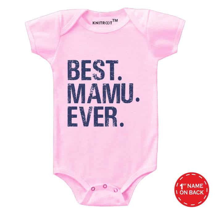 Best Mamu Ever Onesie (Pink)