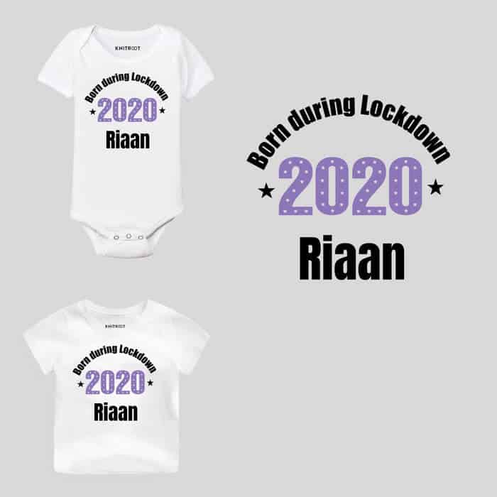 i was born during a pandemic onesie