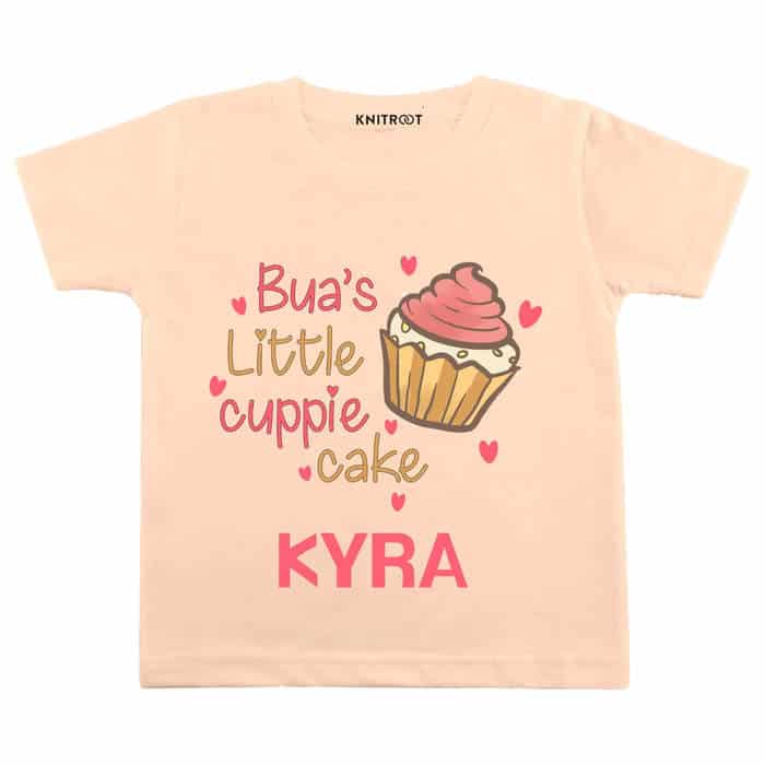 Bua's Little Cuppie Cake Tshirt (Peach)