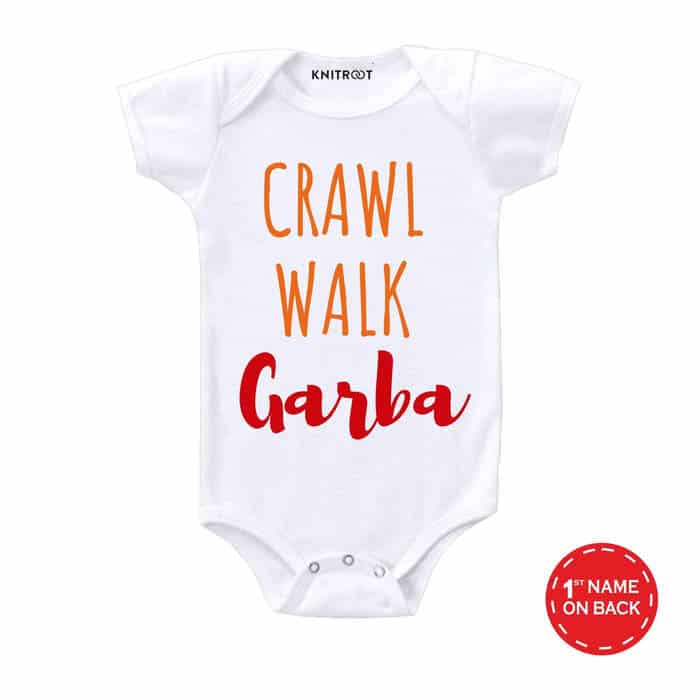 Crawl Walk Garba Onesie