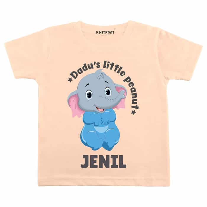 Dadu's Little Peanut Tshirt (Peach)