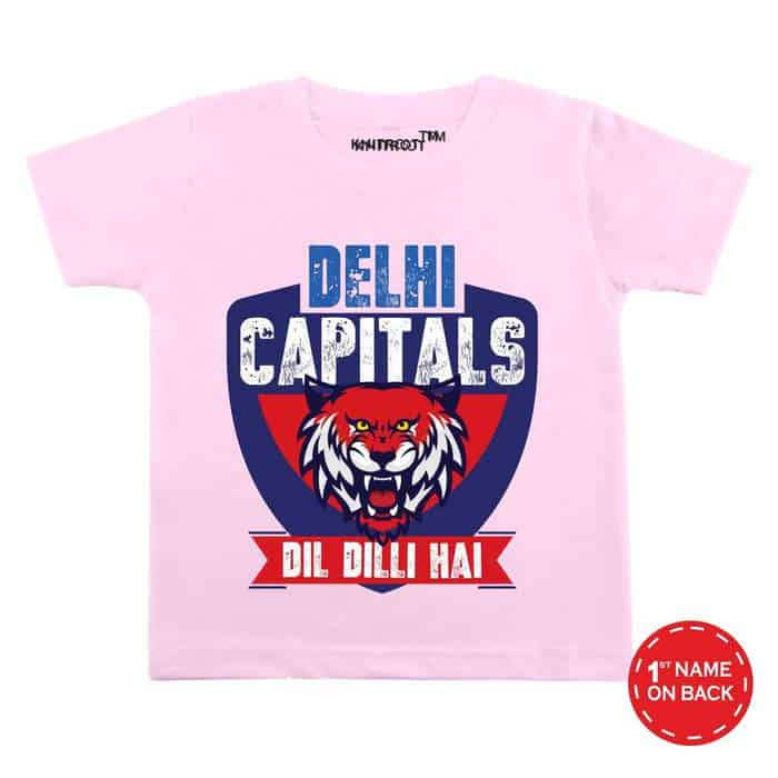 Delhi Capita Dil Dilli Hai T-Shirt (Pink)