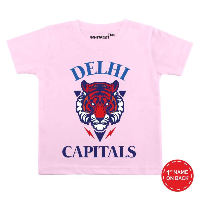 Delhi Capitals baby tees by knitroot