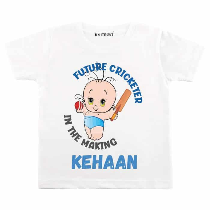 Future Cricketer In the Making Tshirt