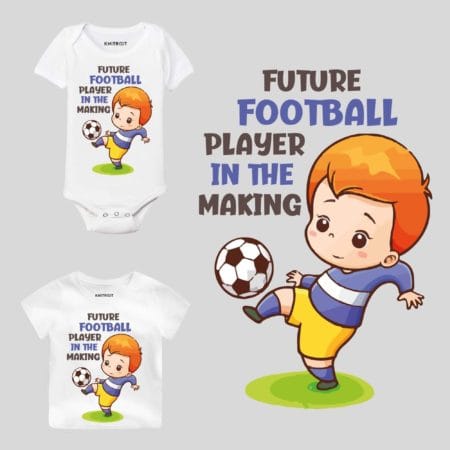 Future Football Player in the Making Baby Wear