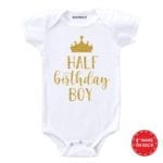 Half Birthday Boy Baby Outfit
