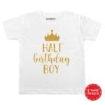 Half Birthday Boy Baby Outfit