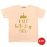 Half Birthday Boy Baby Outfit