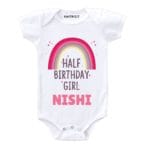 Half Birthday Girl Baby Clothes