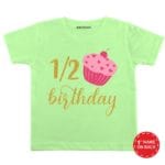 Half Birthday Cake Baby Wear