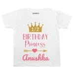Half Birthday Princess Baby Outfit