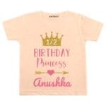 Half Birthday Princess Baby Outfit