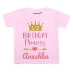 Half Birthday Princess Baby Outfit
