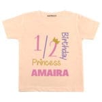 Half Birthday Princess Baby Wear