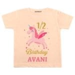 Half Birthday Unicorn Baby Outfit