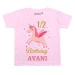 Half Birthday Unicorn Baby Outfit
