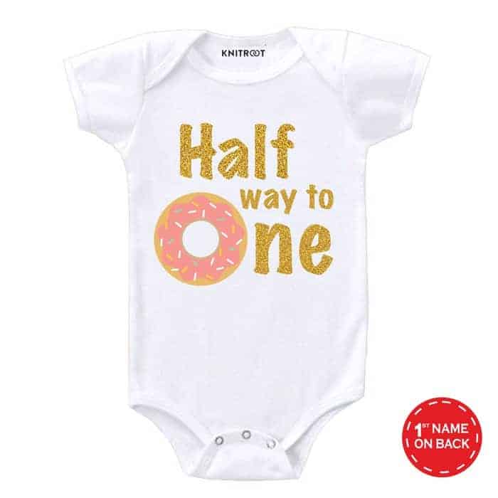 Half Way To One Onesie
