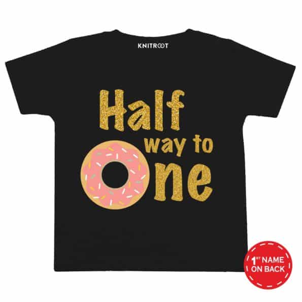 Half Way To One T-Shirt (Black)