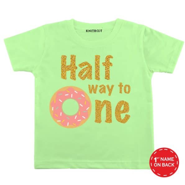 Half Way To One T-Shirt (Green)