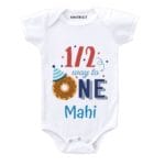 Half Way To One Theme Baby Clothes