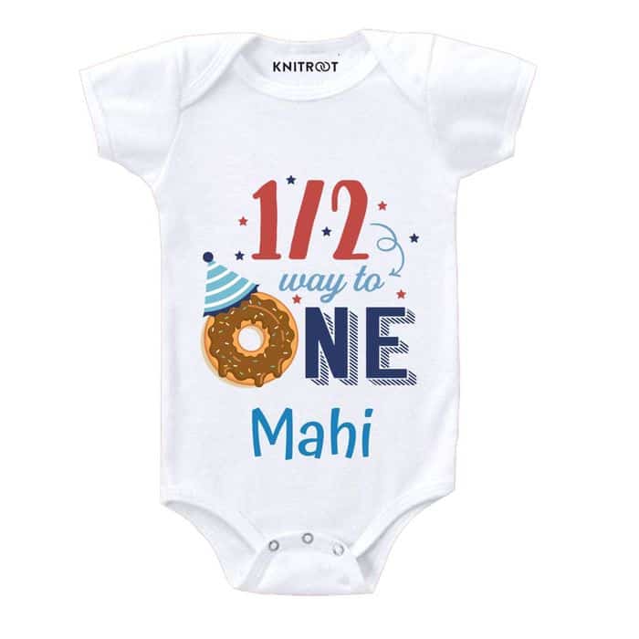Half Way To One Theme Onesie