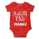 Halfway to One Baby Outfit