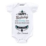 Happy Birthday Daddy Tshirt For Baby