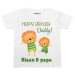 Happy Birthday Daddy! Lion Theme Baby Wear