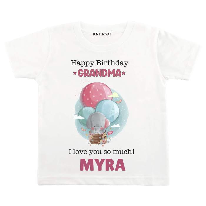 Happy Birthday Grandma I Love You So Much! Tshirt