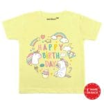 happy birthday unicorn theme