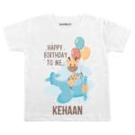 Happy Birthday To Me… Giraffe Design Baby Clothes