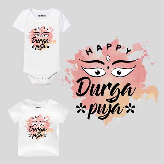 Happy Durga Puja 2 Baby Wear