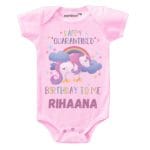 Happy Quarantine Birthday to Me Unicorn Baby Outfit