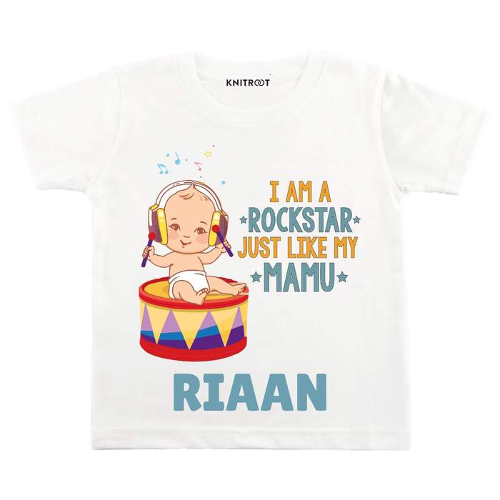I Am A Rockstar Just Like My Mamu T-shirt