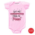 I Got My Awesomeness From My Maasi Baby Wear