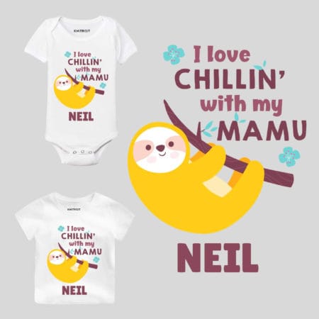 I Love Chillin With My Mamu Baby Outfit