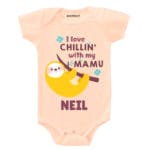 I Love Chillin With My Mamu Baby Outfit