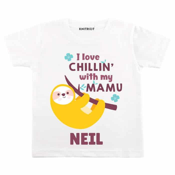 I Love Chillin With My Mamu T-shirt