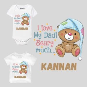 teddy bear print t shirt