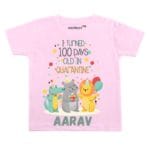 I Turned 100 Days Old in Quarantine Baby Outfit