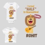 I Turned Half in Quarantine! Baby Outfit