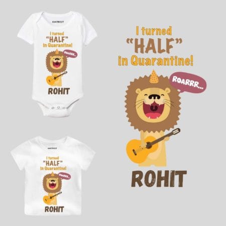 I Turned Half in Quarantine! Baby Outfit