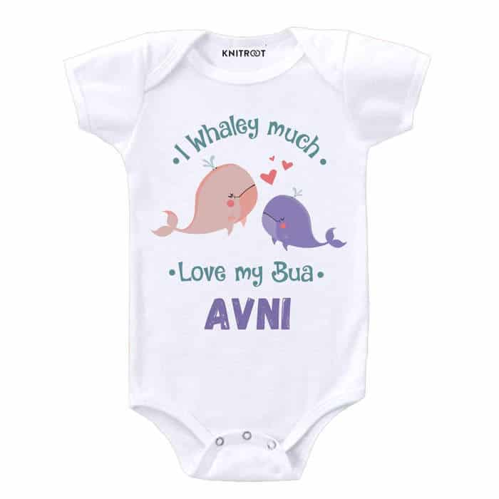 I Whaley Much Love My Bua Onesie