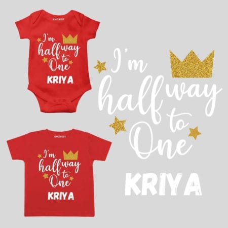 Half Birthday Baby Wear