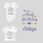 Its My Half Birthday Baby Outfit