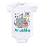 It’s My Half Birthday Theme Baby Clothes